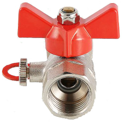 Кран шаровый         Valtec  для подключения манометра 1/2"ВВ      (160ящ/10) - Изображение №4