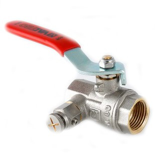Кран шаровый         Valtec  с дренажем и воздухоотводчиком 1/2"     (   /12) - Изображение №5