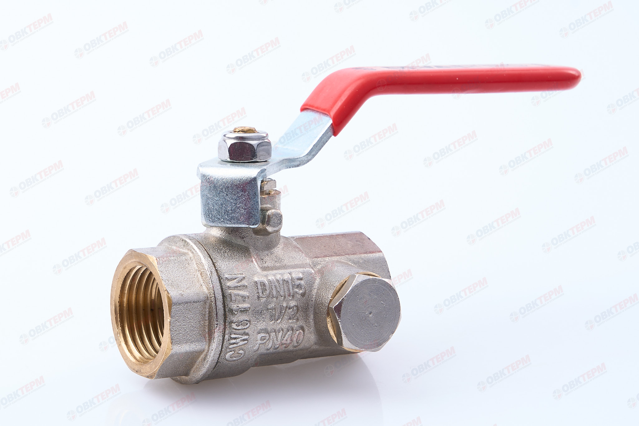 Кран шаровый         Valtec  с дренажем и воздухоотводчиком 1/2"     (   /12) - Изображение №1
