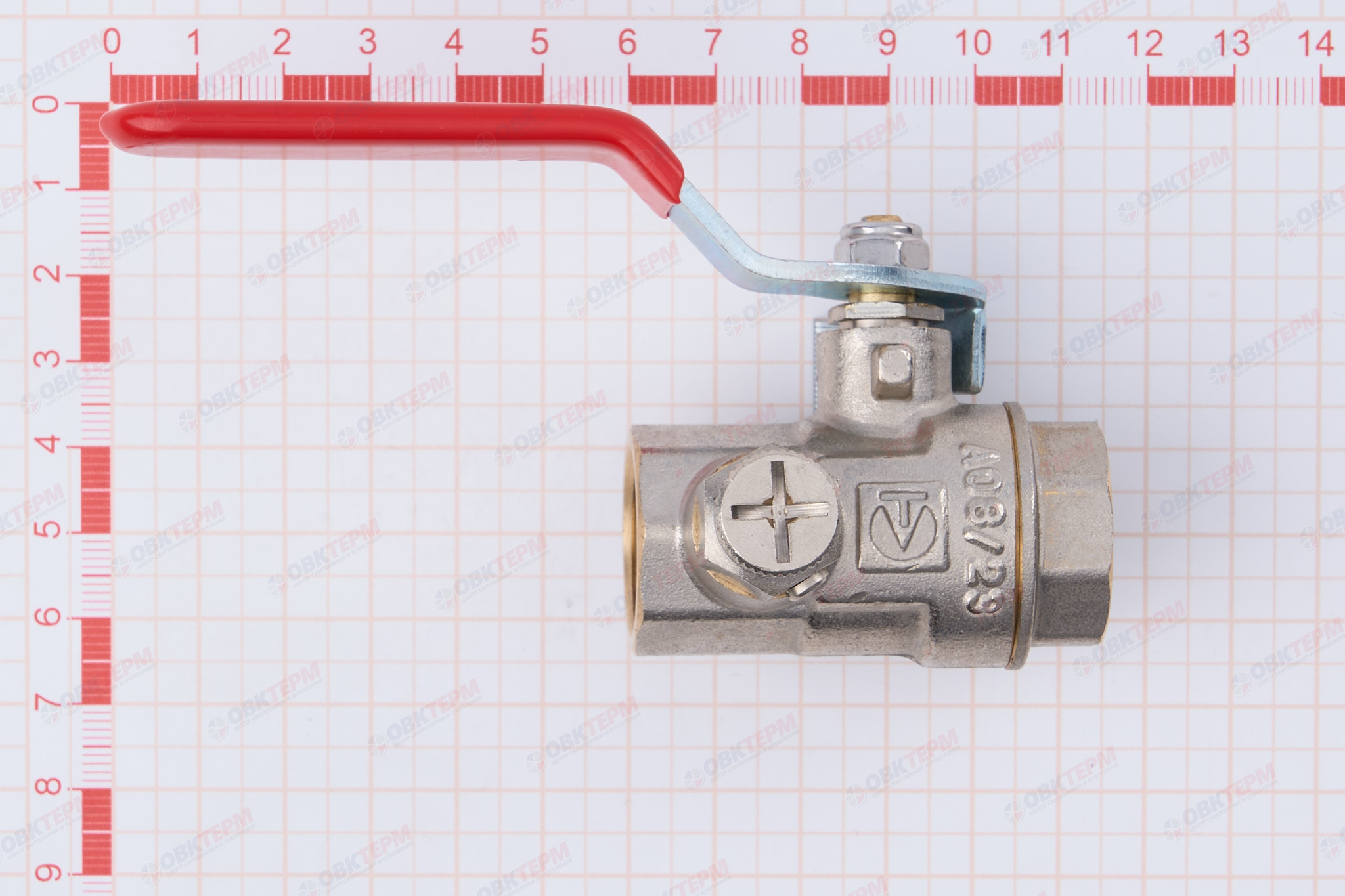 Кран шаровый         Valtec  с дренажем и воздухоотводчиком 1/2"     (   /12) - миниатюра №9