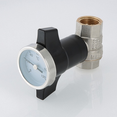 Кран шаровый         Valtec  с термометром 1/2" - Изображение №2