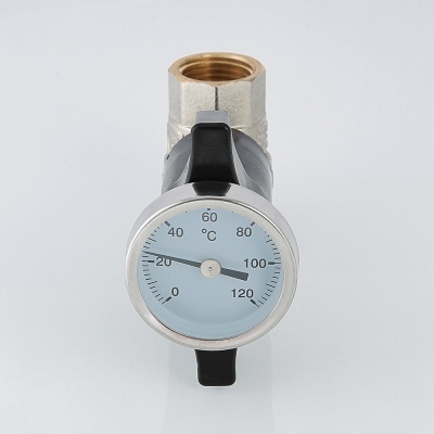Кран шаровый         Valtec  с термометром 1/2" - Изображение №3
