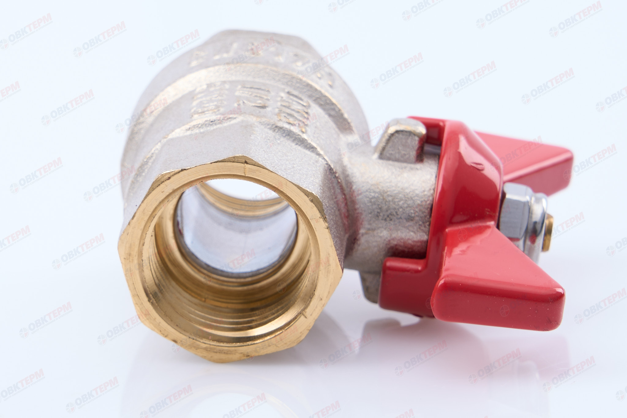 Кран шаровый        Valtec      1/2" ВВ     бабочка     (16/256) - Изображение №3