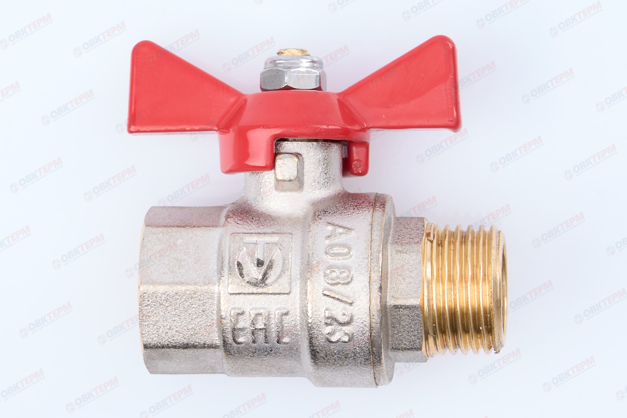 Кран шаровый        Valtec      1/2" ВН  бабочка  (12/192) - Изображение №2