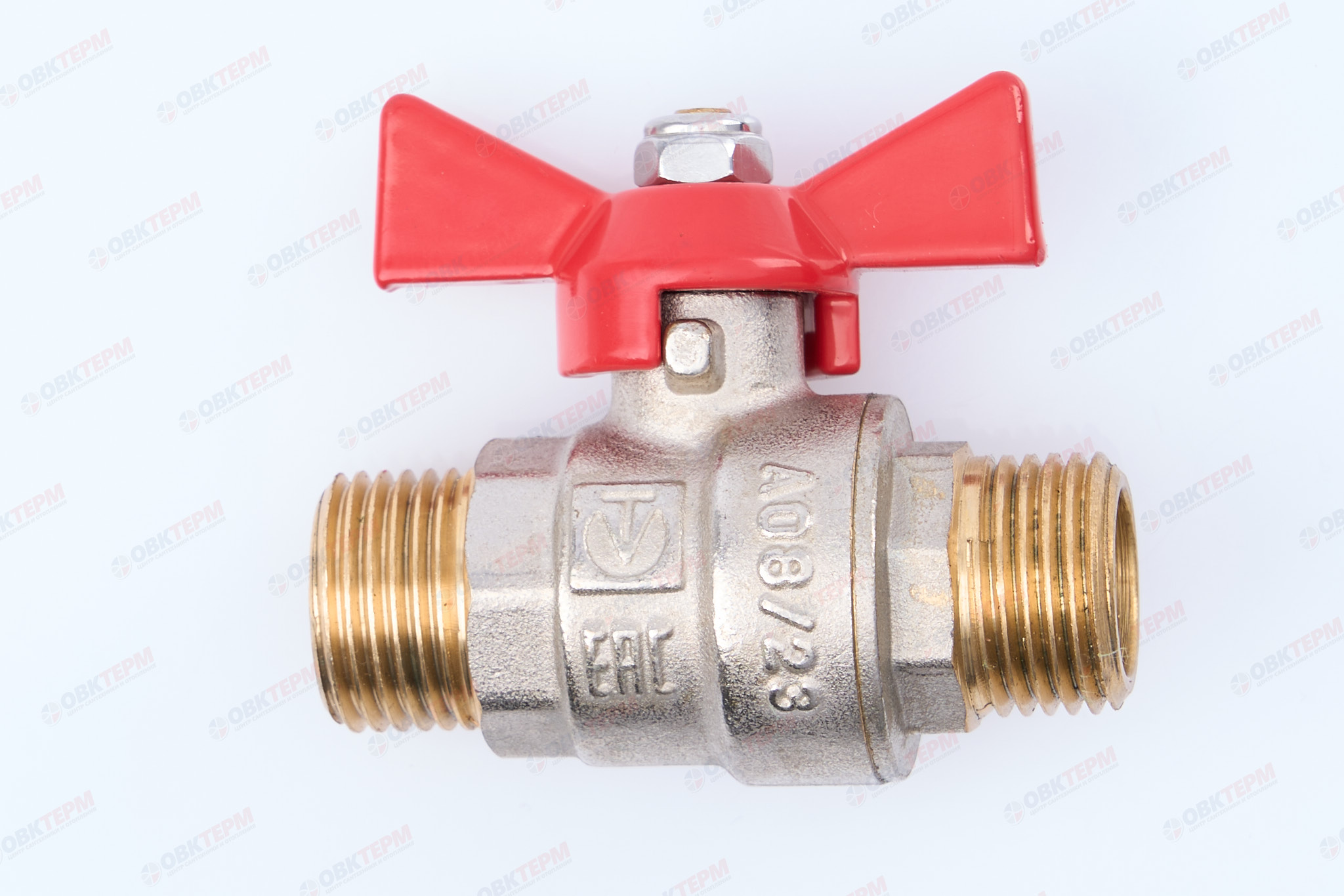 Кран шаровый        Valtec      1/2" НН     бабочка       (192/12) - миниатюра №2