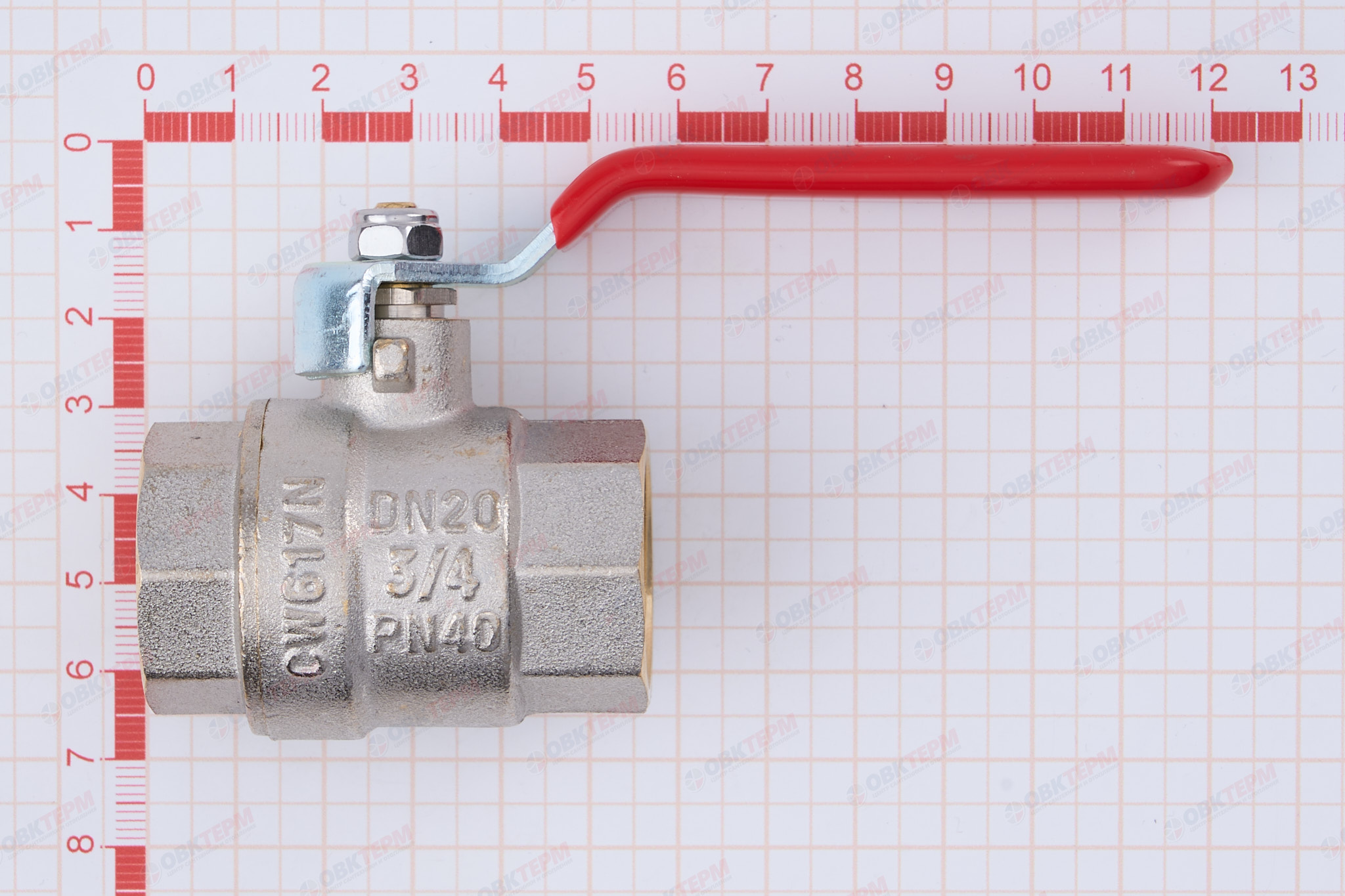 Кран шаровый        Valtec      3/4" ВВ     ручка (10/120) - миниатюра №9