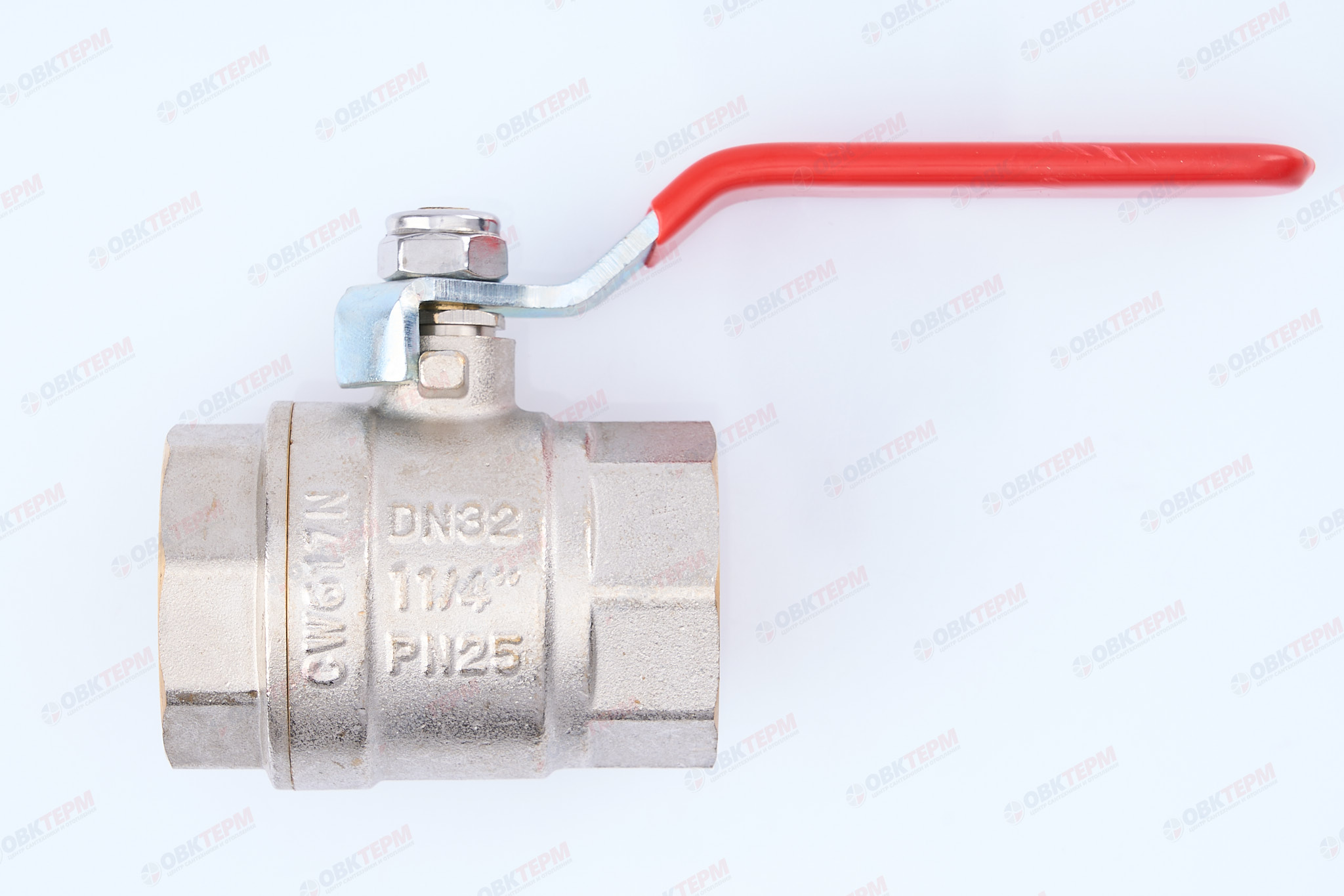 Кран шаровый        Valtec    1  1/4" ВВ    ручка (3/36) - Изображение №1