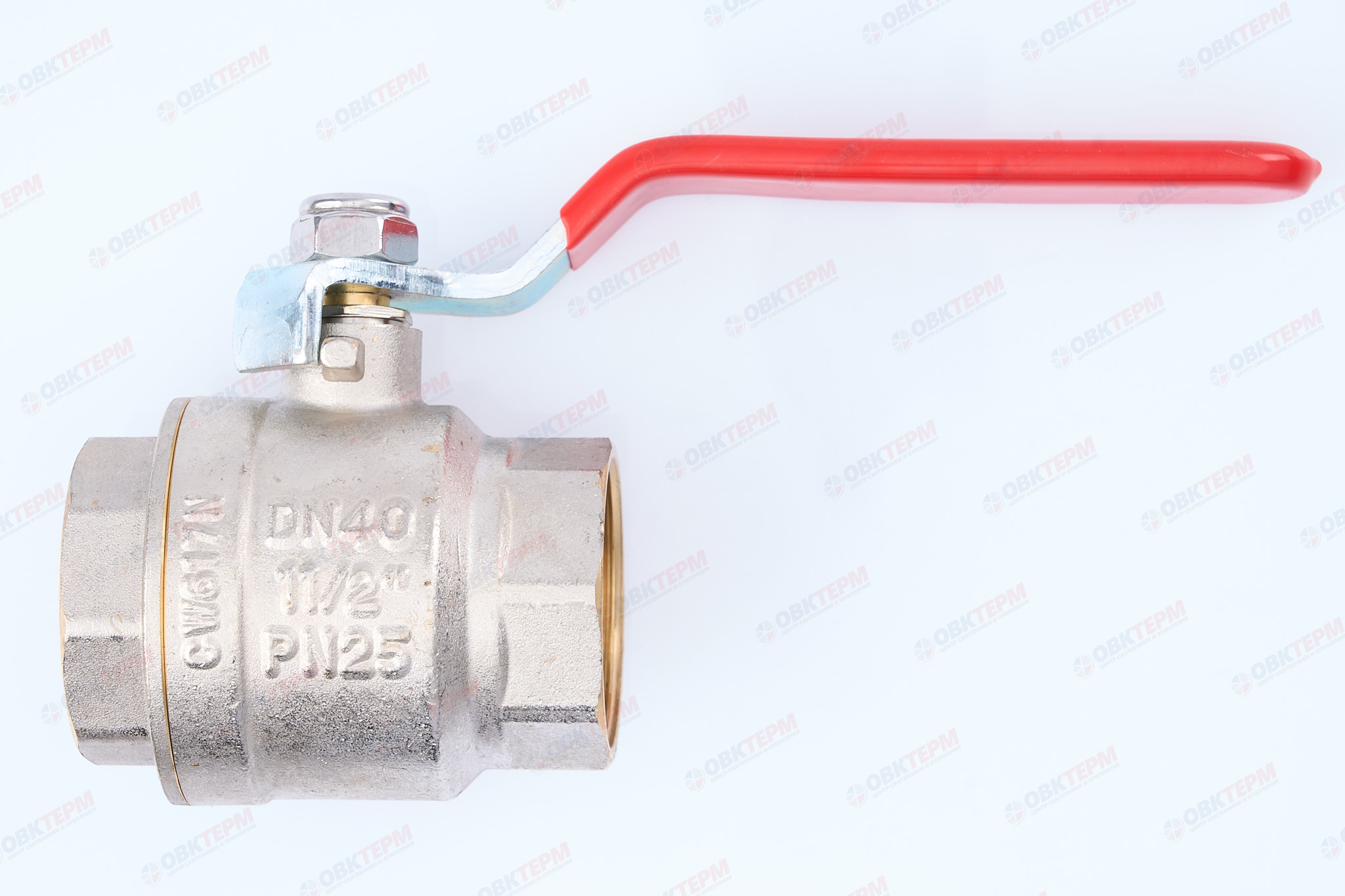 Кран шаровый        Valtec    1 1/2"  ВВ   ручка     (2/20) - Изображение №1