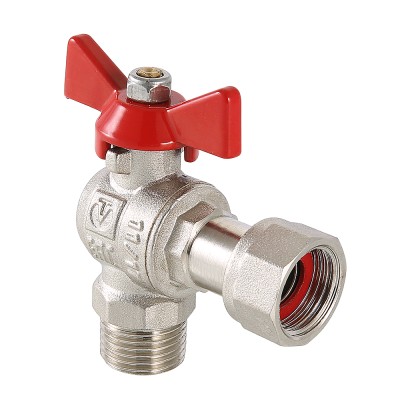 Кран шаровый    Valtec угловой с накидной гайкой    1/2"  вн       (60ящ/15) - Изображение №1