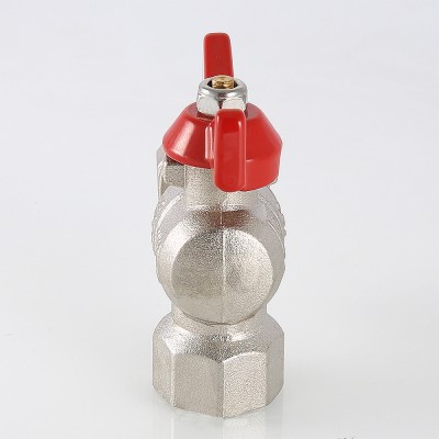 Кран шаровый    Valtec угловой с накидной гайкой    3/4"  вв           (48/12) - Изображение №4