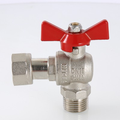 Кран шаровый    Valtec угловой с накидной гайкой    3/4"  вн           (48 /12) - Изображение №3