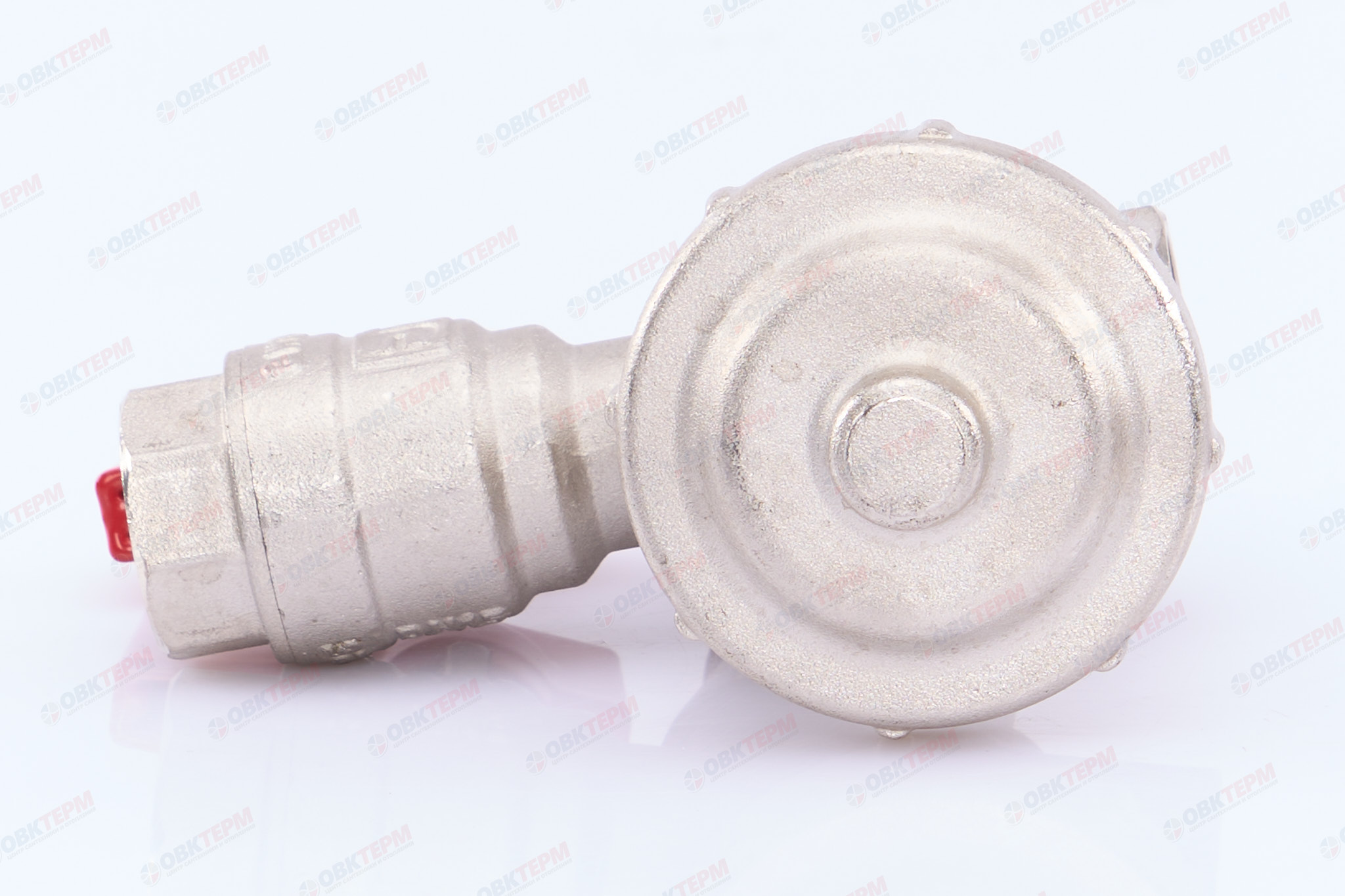 Кран шаровый   Valtec   со встроен косым фильтром с пробкой и мембран редуктором давления универсал (1/12ящ) - миниатюра №10