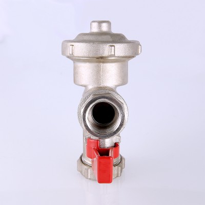 Кран шаровый   Valtec   со встроен косым фильтром с пробкой и мембран редуктором давления универсал (1/12ящ) - Изображение №4