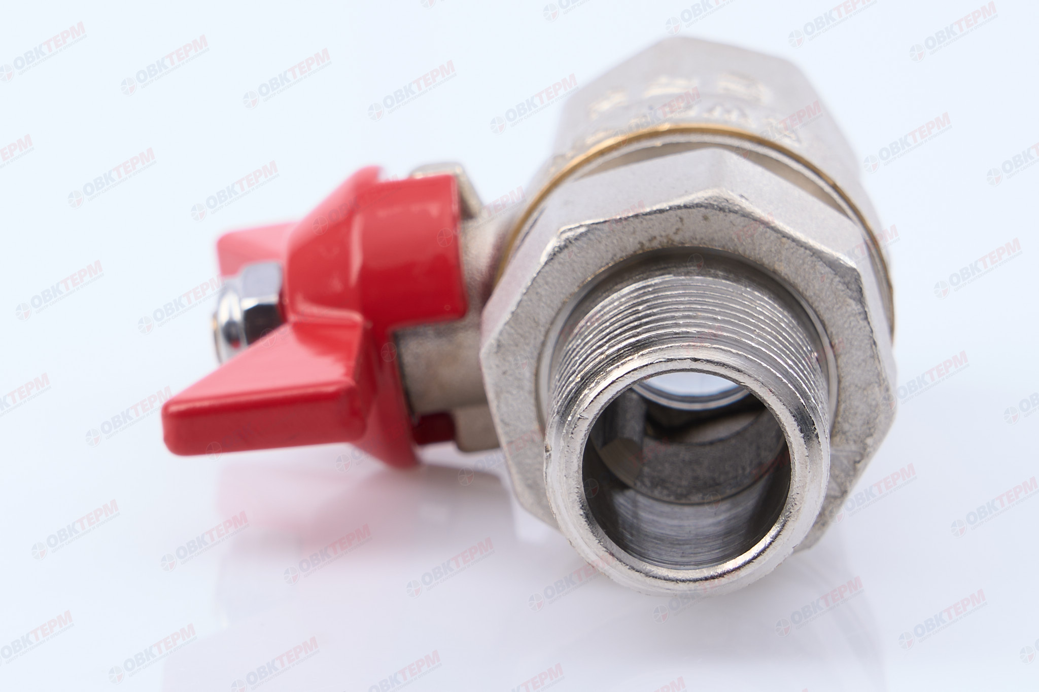 Кран шаровый с американкой      Valtec     1/2"  ВН бабочка    (160/10) - Изображение №4