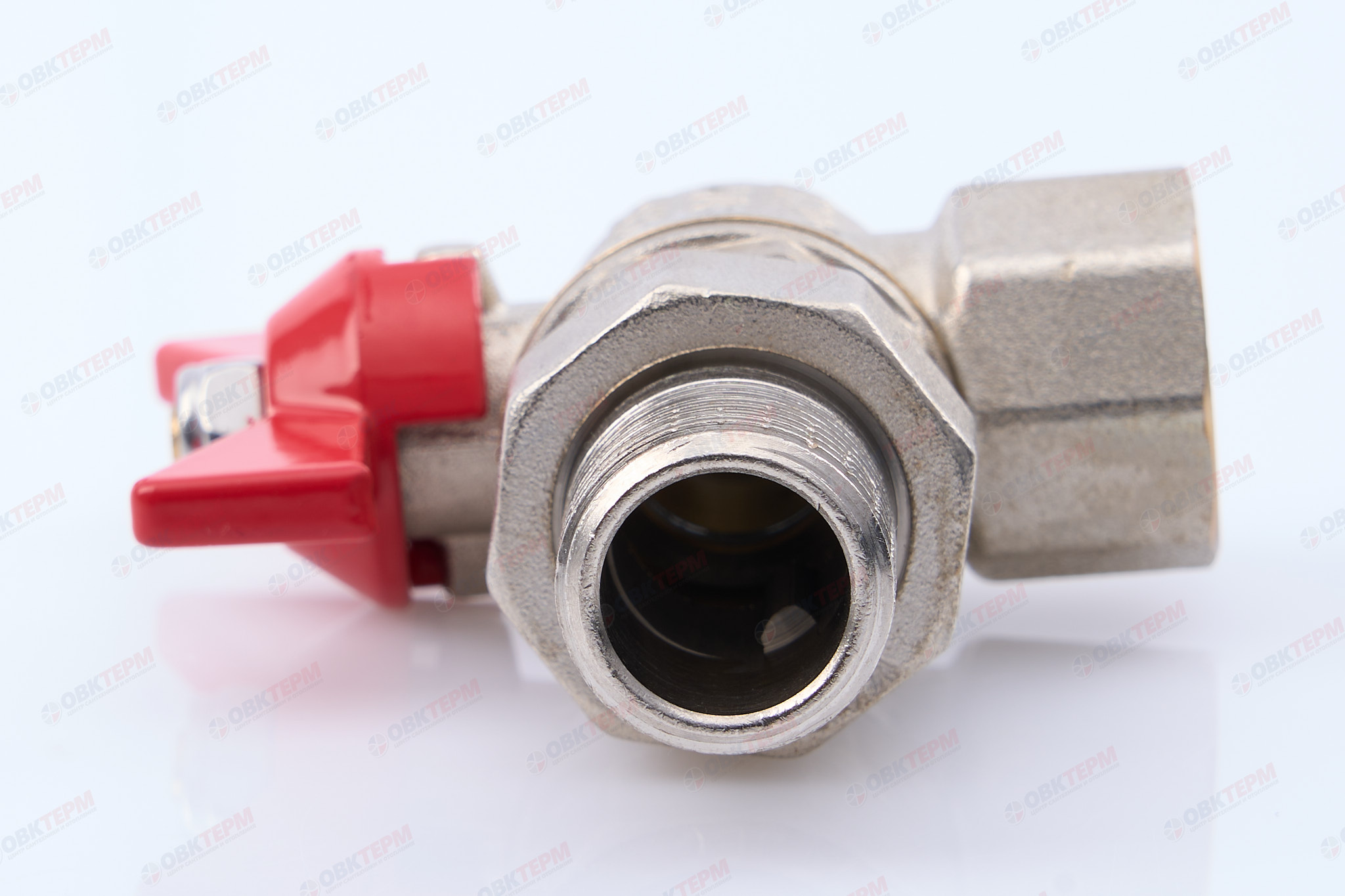 Кран шаровый с американкой      Valtec     1/2"  ВН угловой (96/8) - миниатюра №9