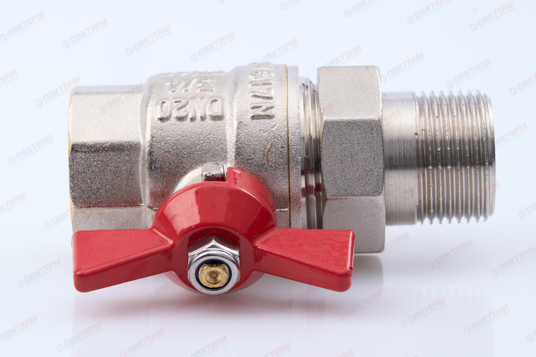 Кран шаровый с американкой      Valtec     3/4"  ВН   бабочка     (84/7) - Изображение №5