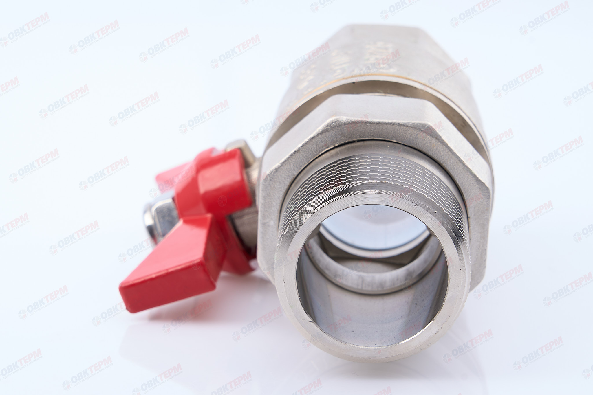 Кран шаровый с американкой      Valtec   1 1/4"  ВН   бабочка         (4/36) - миниатюра №8