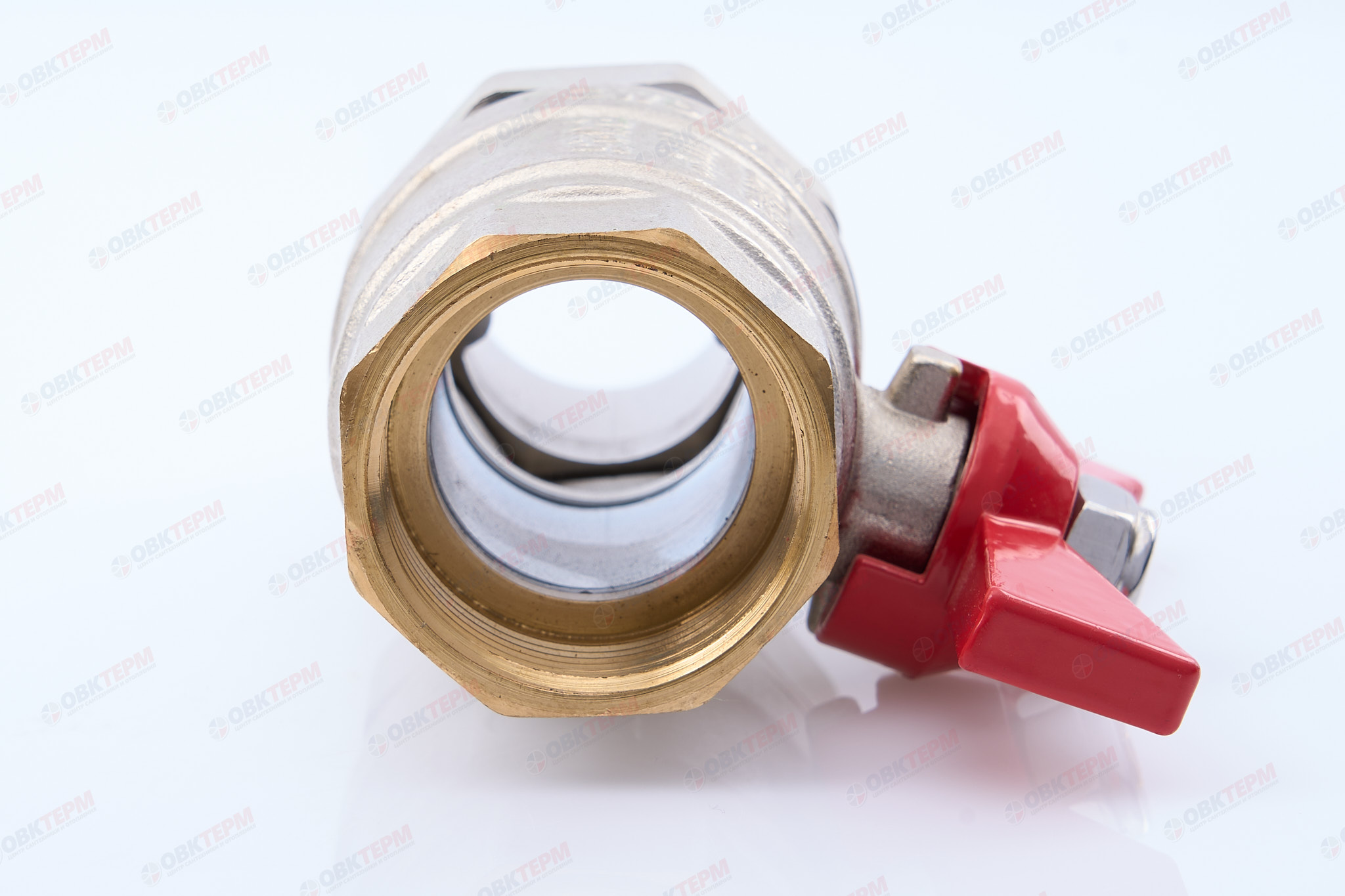 Кран шаровый с американкой      Valtec   1 1/4"  ВН   бабочка         (4/36) - миниатюра №9