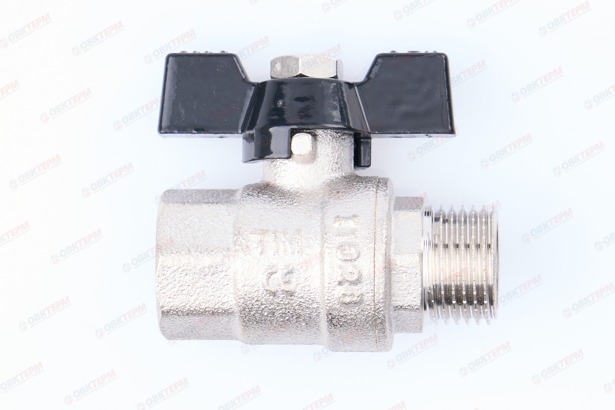 Кран шаровый     TIM      1/2" ВН   бабочка   (25шт/100ящ) - Изображение №2