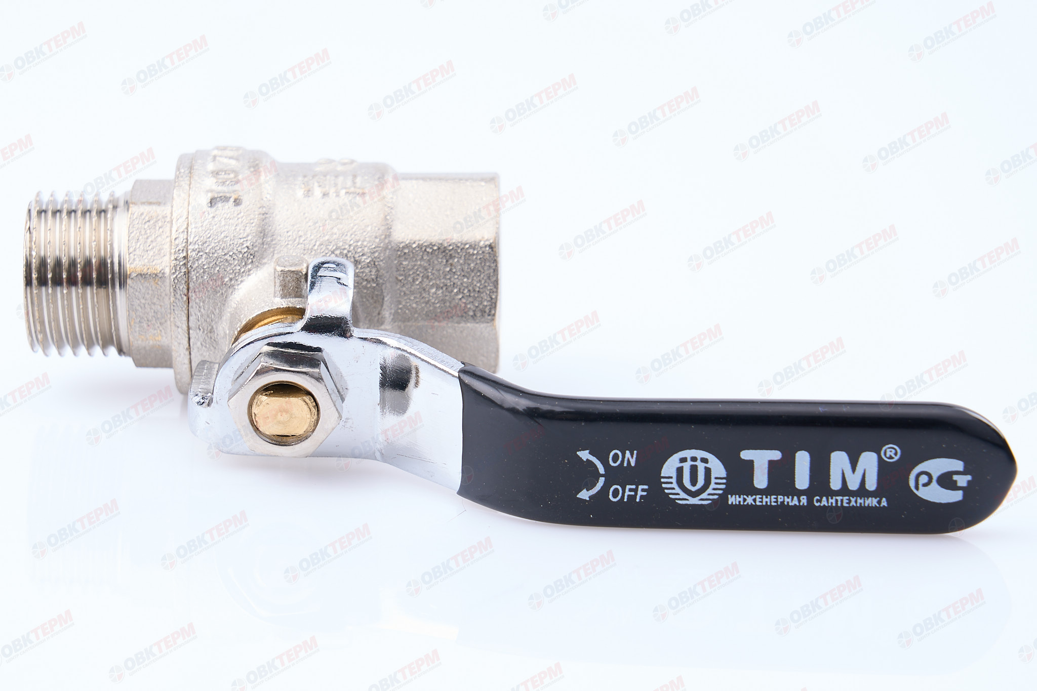 Кран шаровый     TIM      1/2" ВН   ручка   (20шт/80ящ) - миниатюра №6