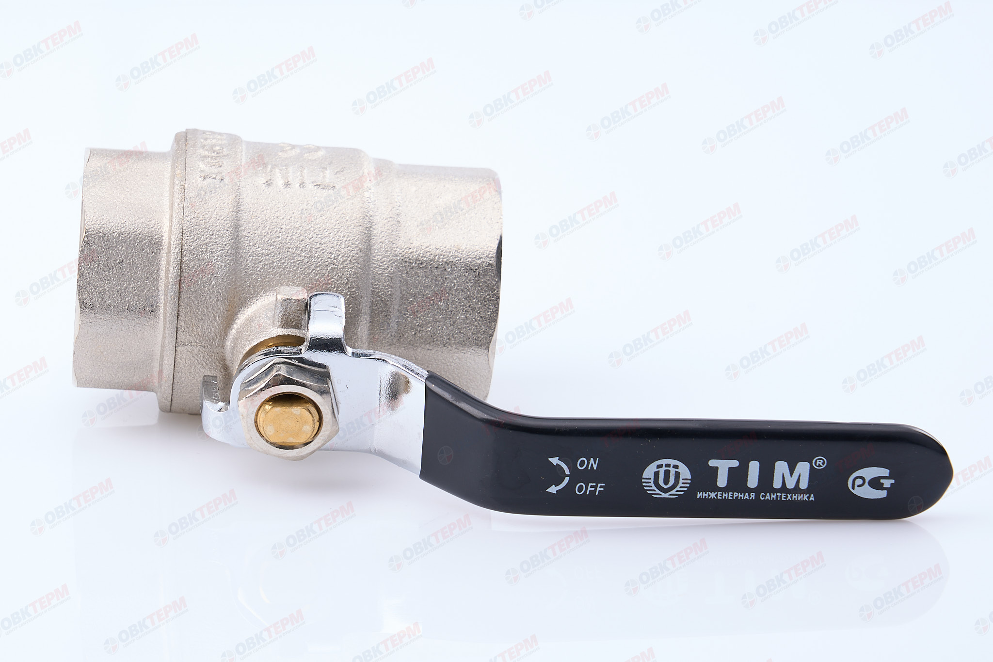 Кран шаровый     TIM    1 1/4" ВВ   ручка   (5шт/20ящ) - Изображение №3