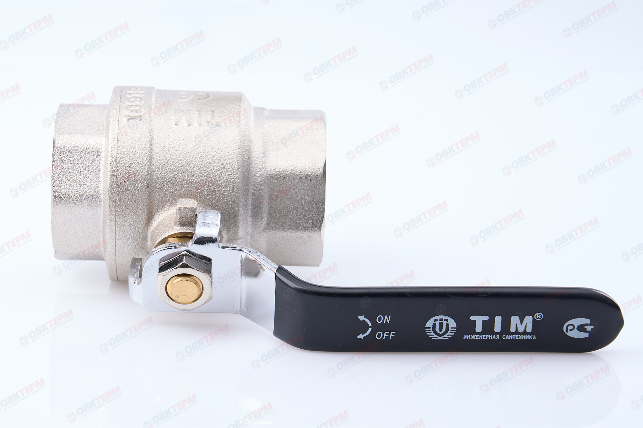 Кран шаровый     TIM   1 1/2"  ВВ  ручка   (2шт/8ящ) - миниатюра №4