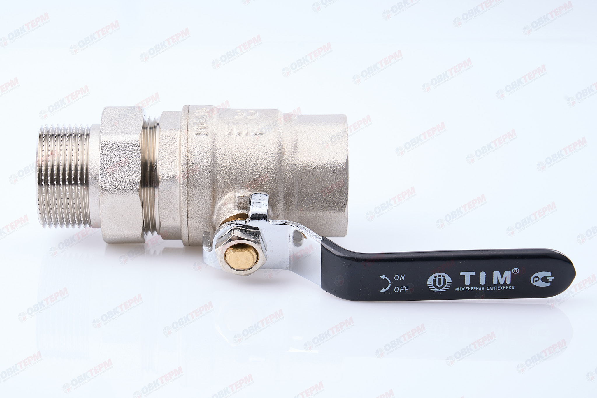 Кран шаровый с американкой    TIM    1 1/4"   (3шт/12ящ) - Изображение №3