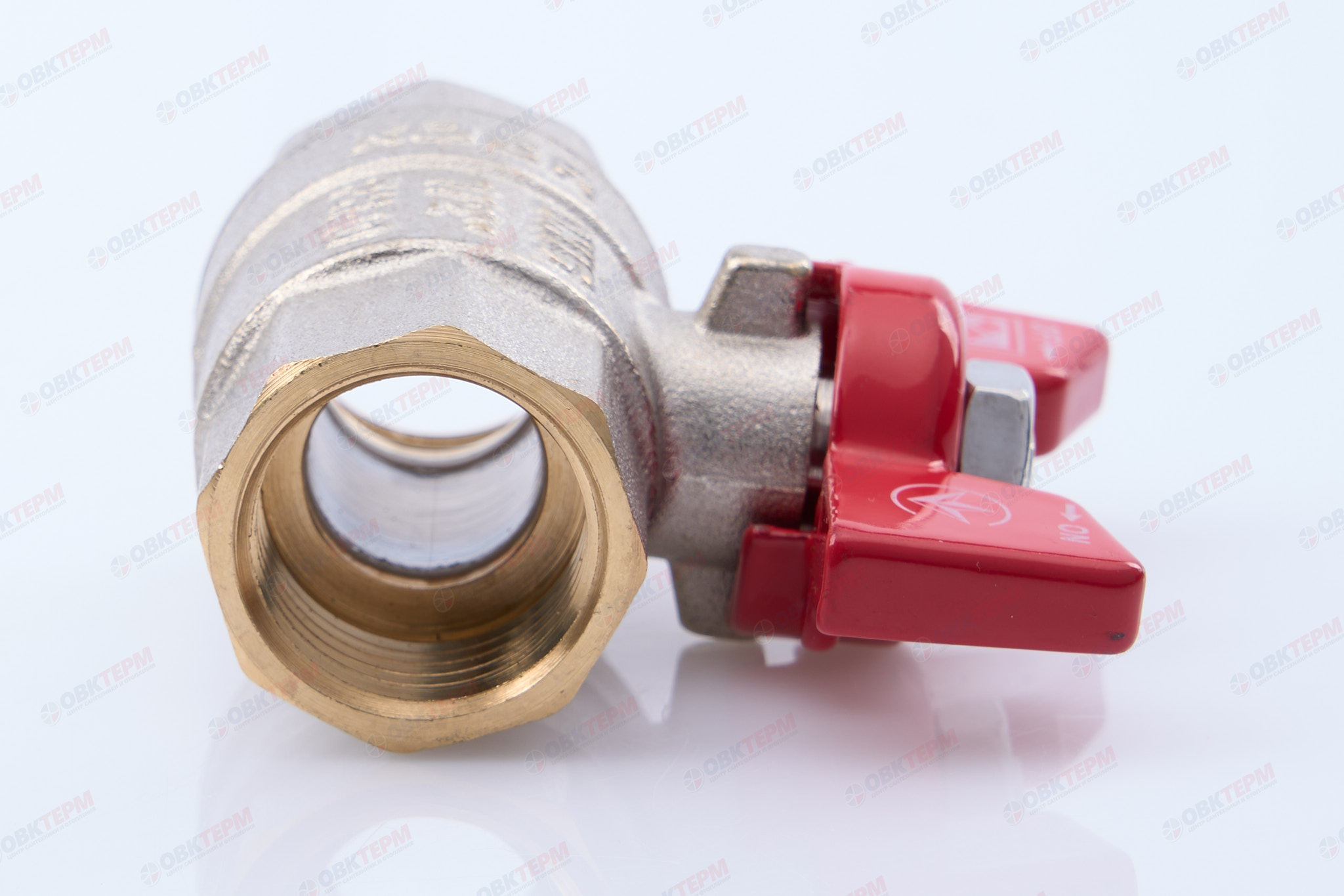 Кран шаровый    KOER     1/2" ВВ   бабочка   усиленный  (96/24 шт) - Изображение №3