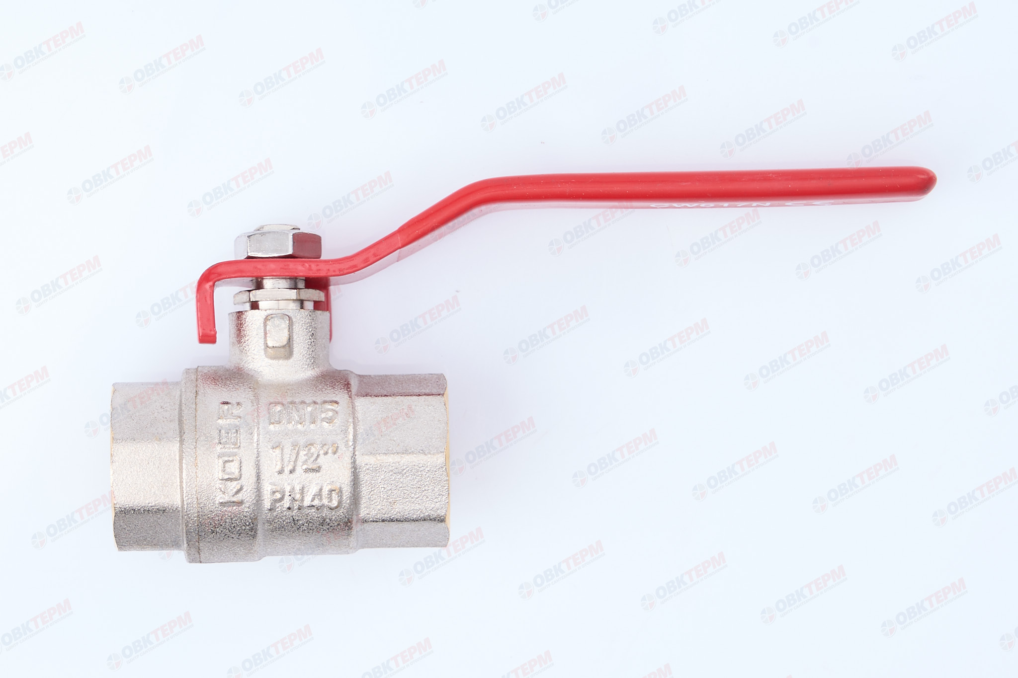 Кран шаровый    KOER     1/2" ВВ   ручка   усиленный  (80/20шт) - Изображение №1