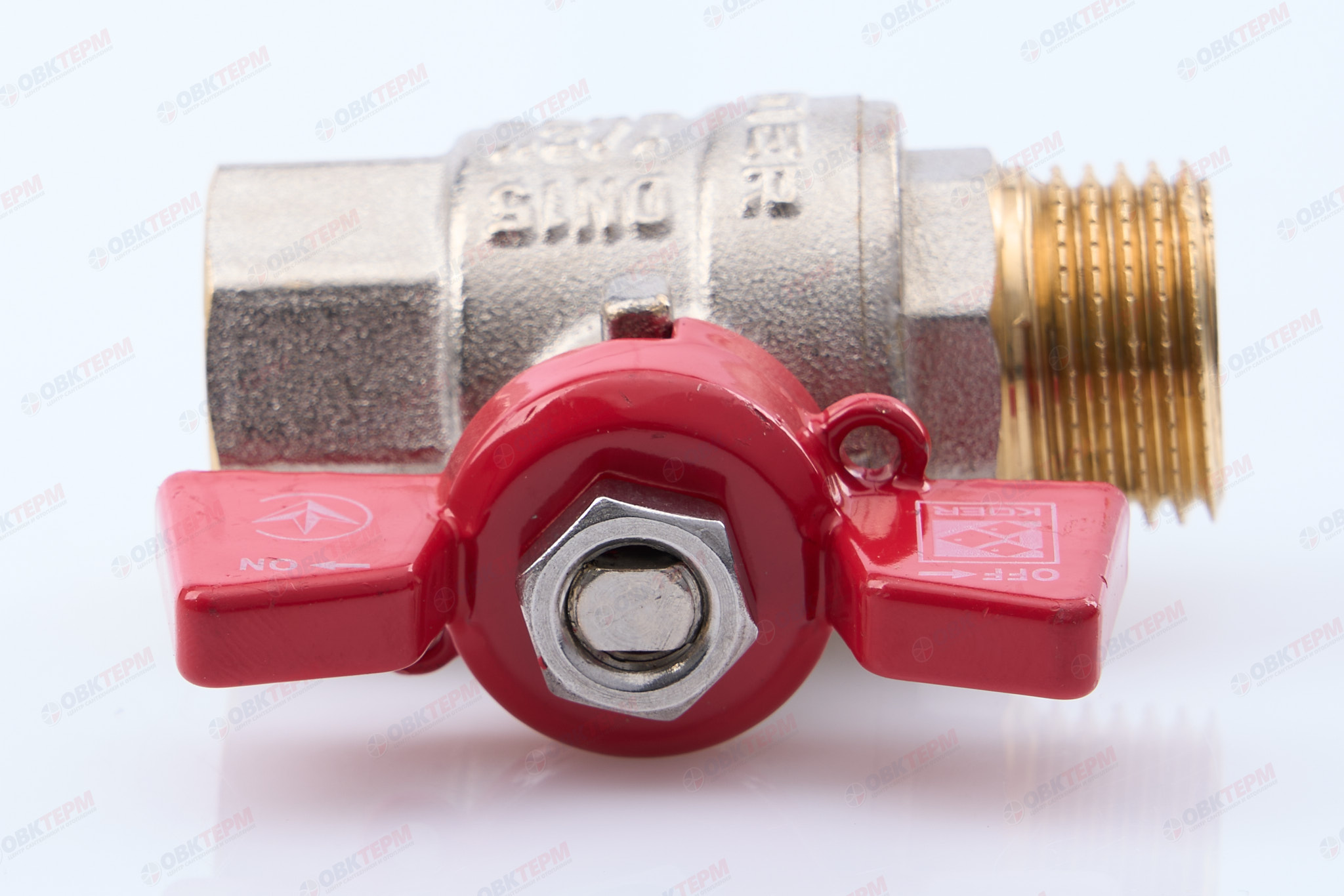 Кран шаровый    KOER     1/2" ВН   бабочка   усиленный  (96/24 шт) - Изображение №5