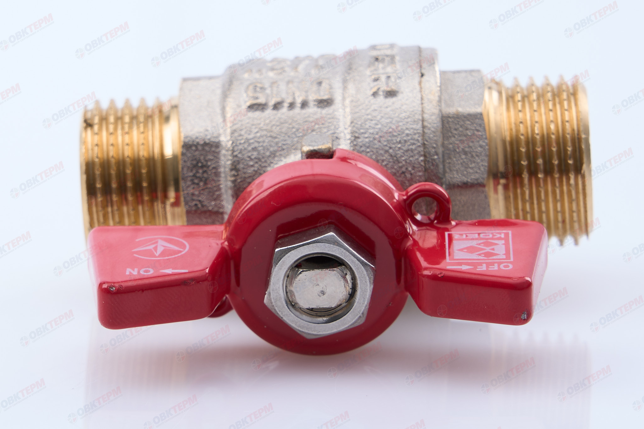 Кран шаровый    KOER     1/2" НН   бабочка   усиленный  (96/24 шт) - Изображение №5