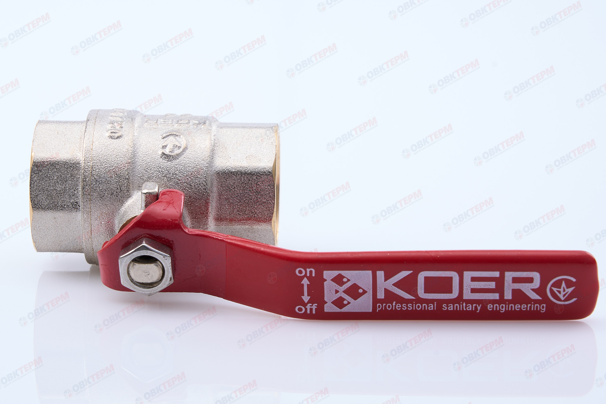 Кран шаровый    KOER     3/4" ВВ   ручка   усиленный  (56/14шт) - Изображение №5