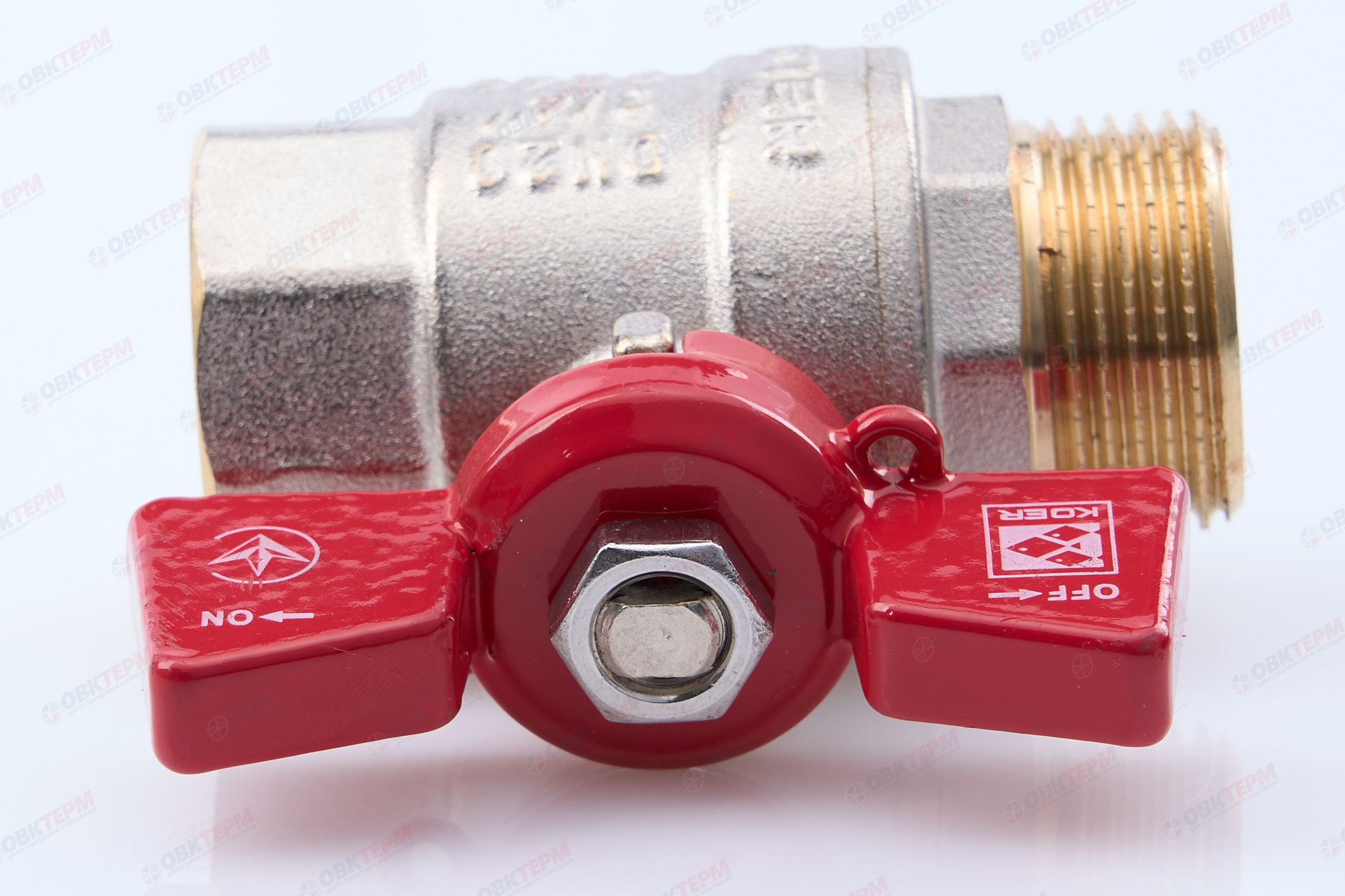Кран шаровый    KOER     3/4" ВН   бабочка   усиленный  (56/14 шт) - Изображение №4