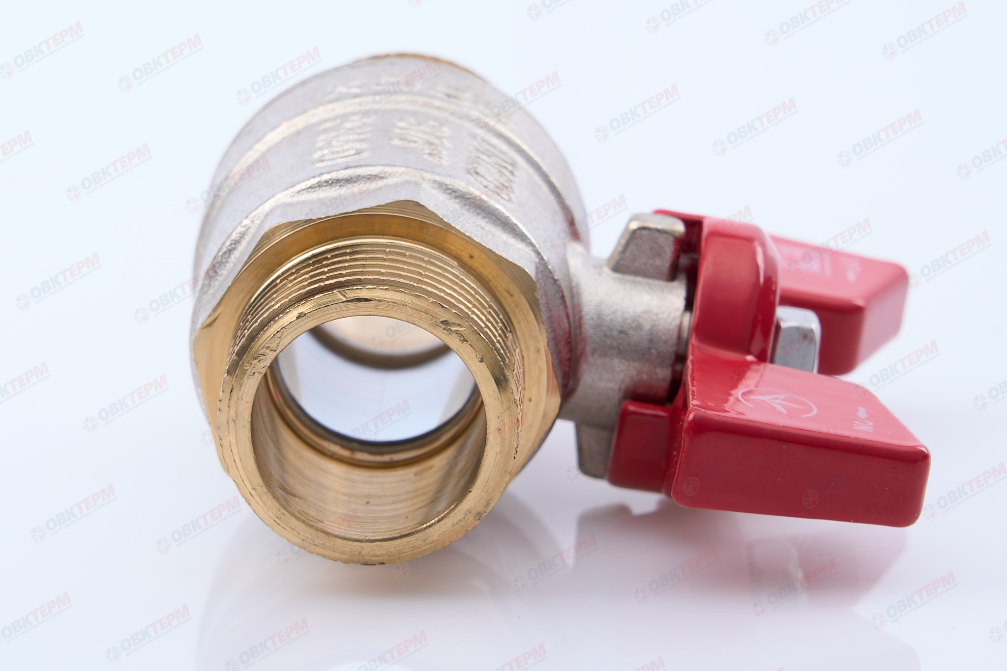 Кран шаровый    KOER     3/4" НН   бабочка   усиленный  (56/14) - миниатюра №3