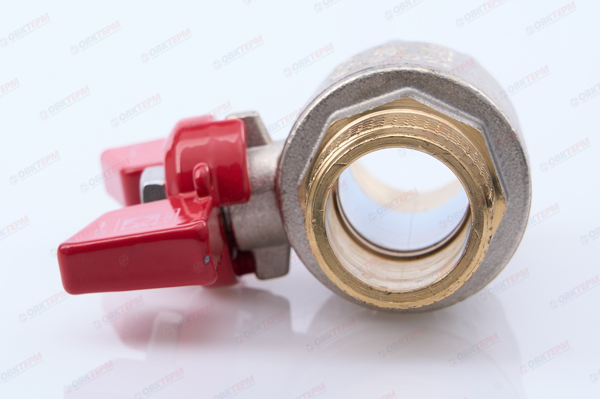 Кран шаровый    KOER     3/4" НН   бабочка   усиленный  (56/14) - миниатюра №4