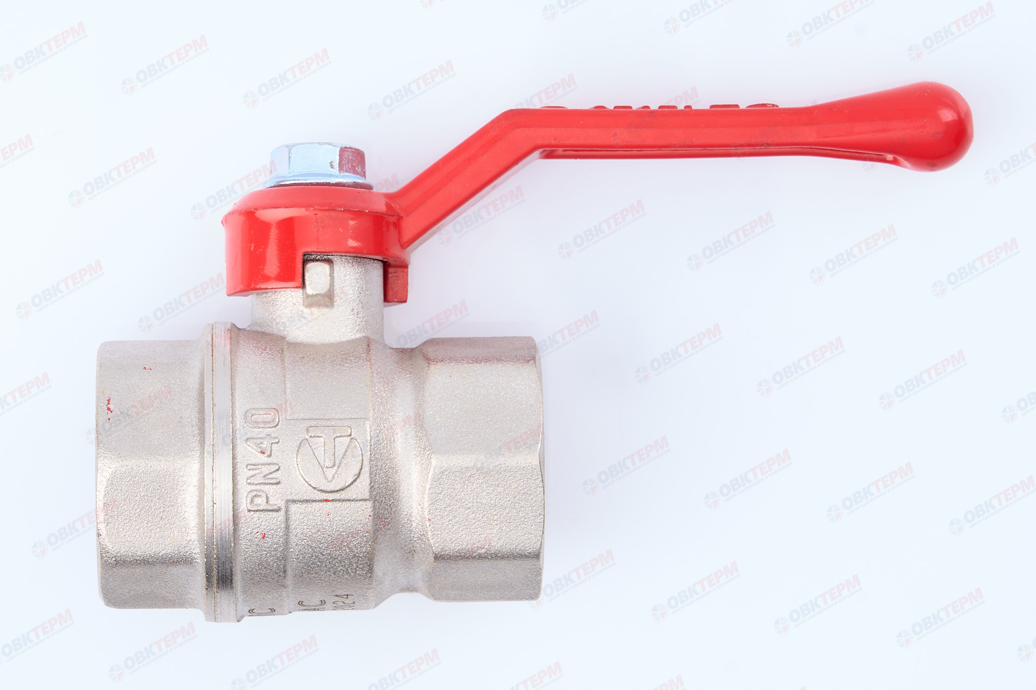 Кран шаровый        Valtec     1" ВВ      ручка ГОСТ (6/54) - Изображение №1