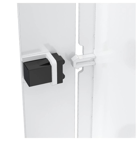 Люк ревизионный EVECS LN фланец 200*200, нажимной 224*224 пластик Эра - миниатюра №7