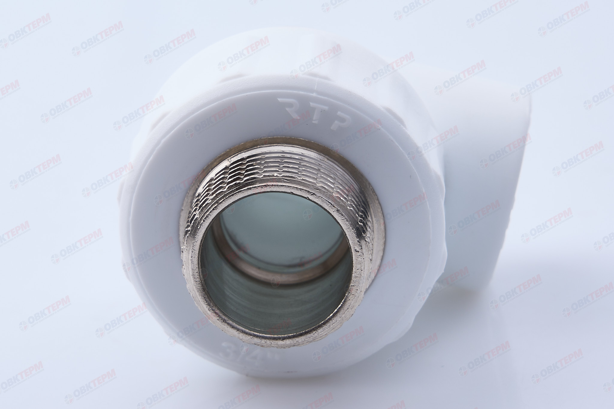 Угол с МРН  20 * 3/4"   БЕЛЫЙ PP-R   (RTP)    (75/25) - Изображение №3