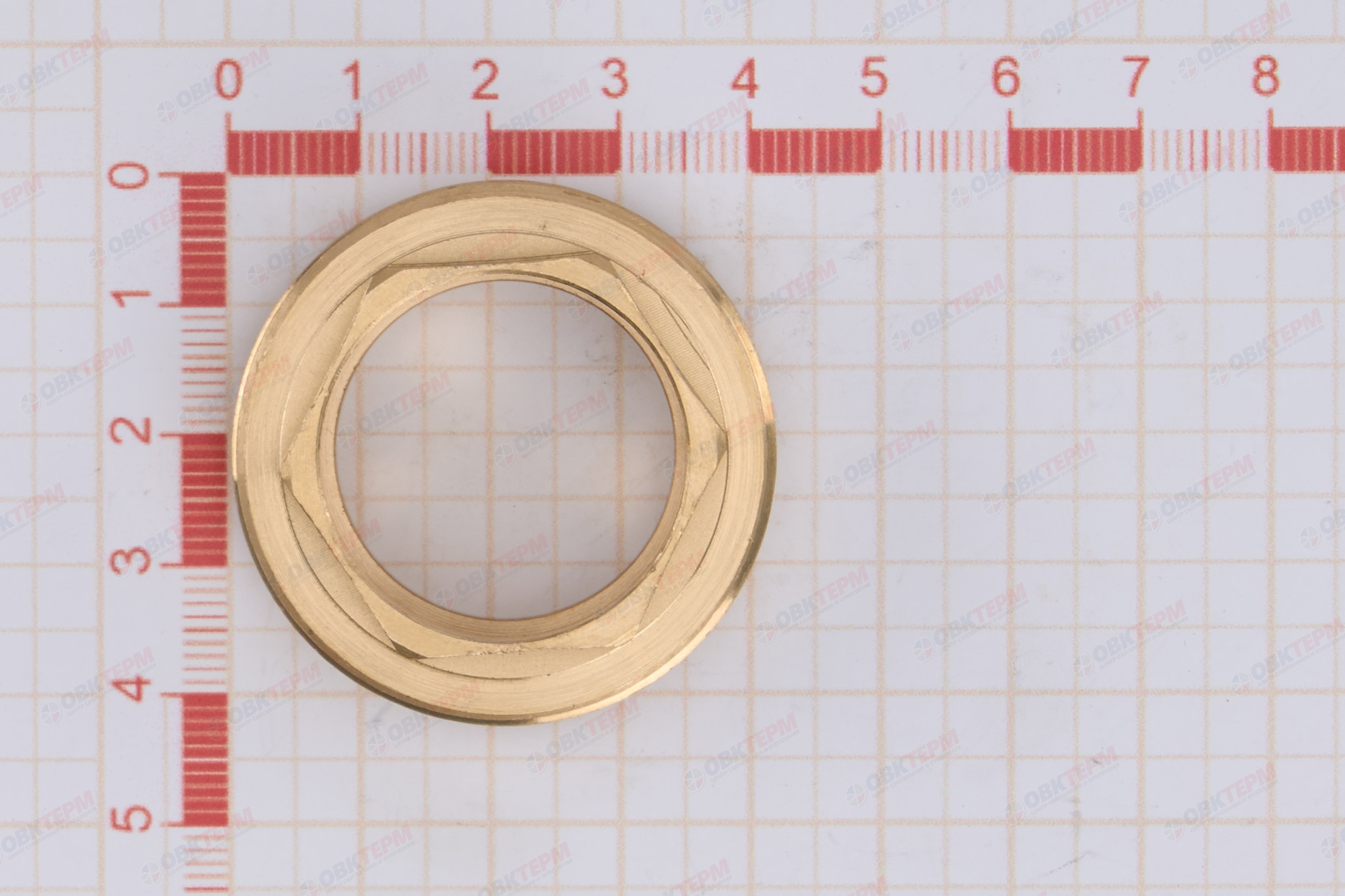 Прижимная гайка для картриджа 40мм FRAP F34001  (500/100 шт) - миниатюра №6