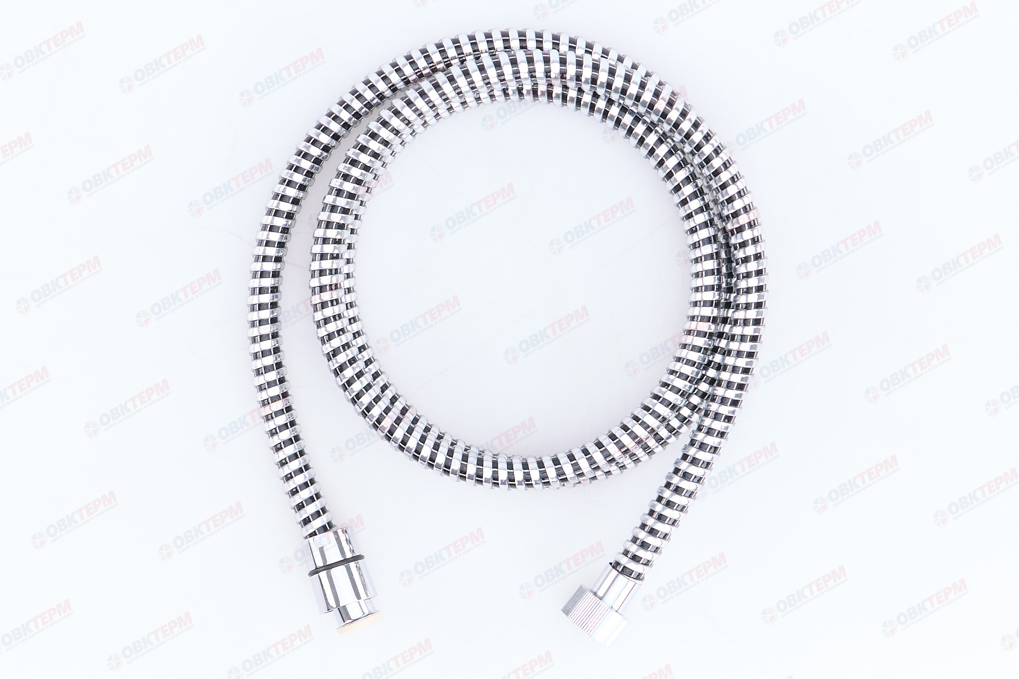 Шланг д/душа 150 FRAP F44 ПВХ  хром /двойная оплетка(50 шт) - миниатюра №3