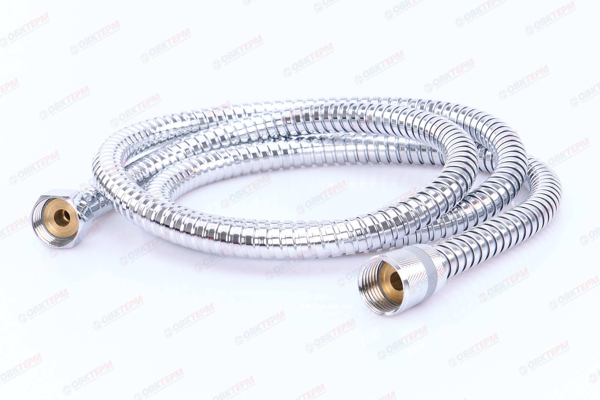 Шланг д/душа FRAP F46 хром /150см /металл (60 шт) - Изображение №2