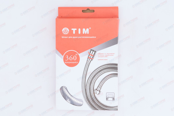 Шланг д/душа 150 растягивающийся с подшипником TIM - Изображение №2