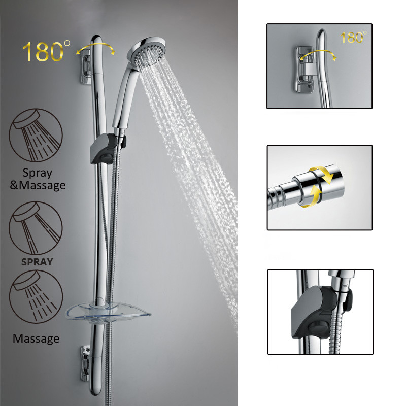 Душ гарнитур хром  G8001* GAPPO - Изображение №5