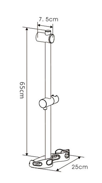 Душевой гарнитур GAPPO G8002 латунь /хром /лейка /шланг - миниатюра №7