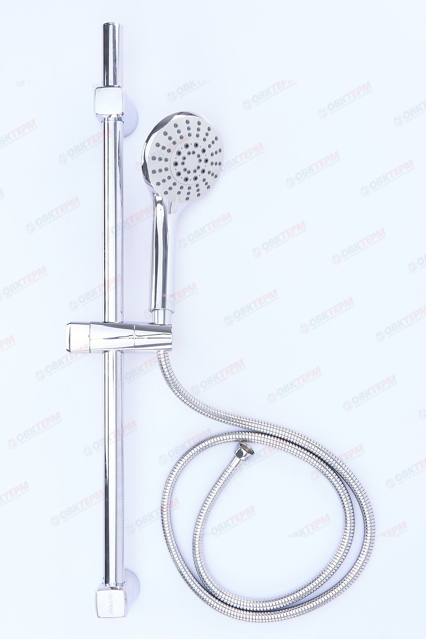 Душевой гарнитур GAPPO G8006 латунь /хром /лейка /шланг - миниатюра №7