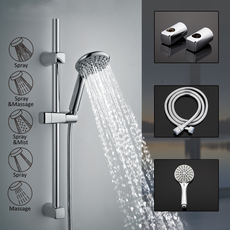 Душевой гарнитур GAPPO G8006 латунь /хром /лейка /шланг - Изображение №5