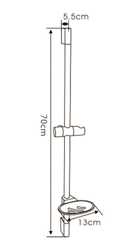 Душевой гарнитур GAPPO G8008  хром - миниатюра №7