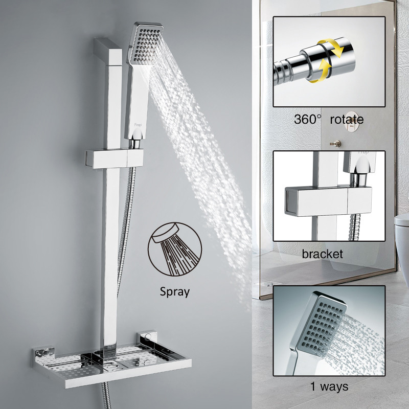 Душ гарнитур хром  G8010  GAPPO - миниатюра №6
