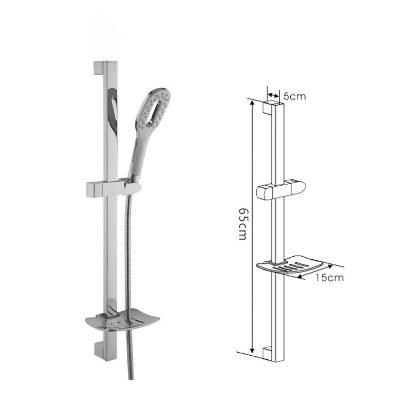 Душевой гарнитур GAPPO G8011 латунь /хром /мыльница /лейка /шланг - Изображение №5