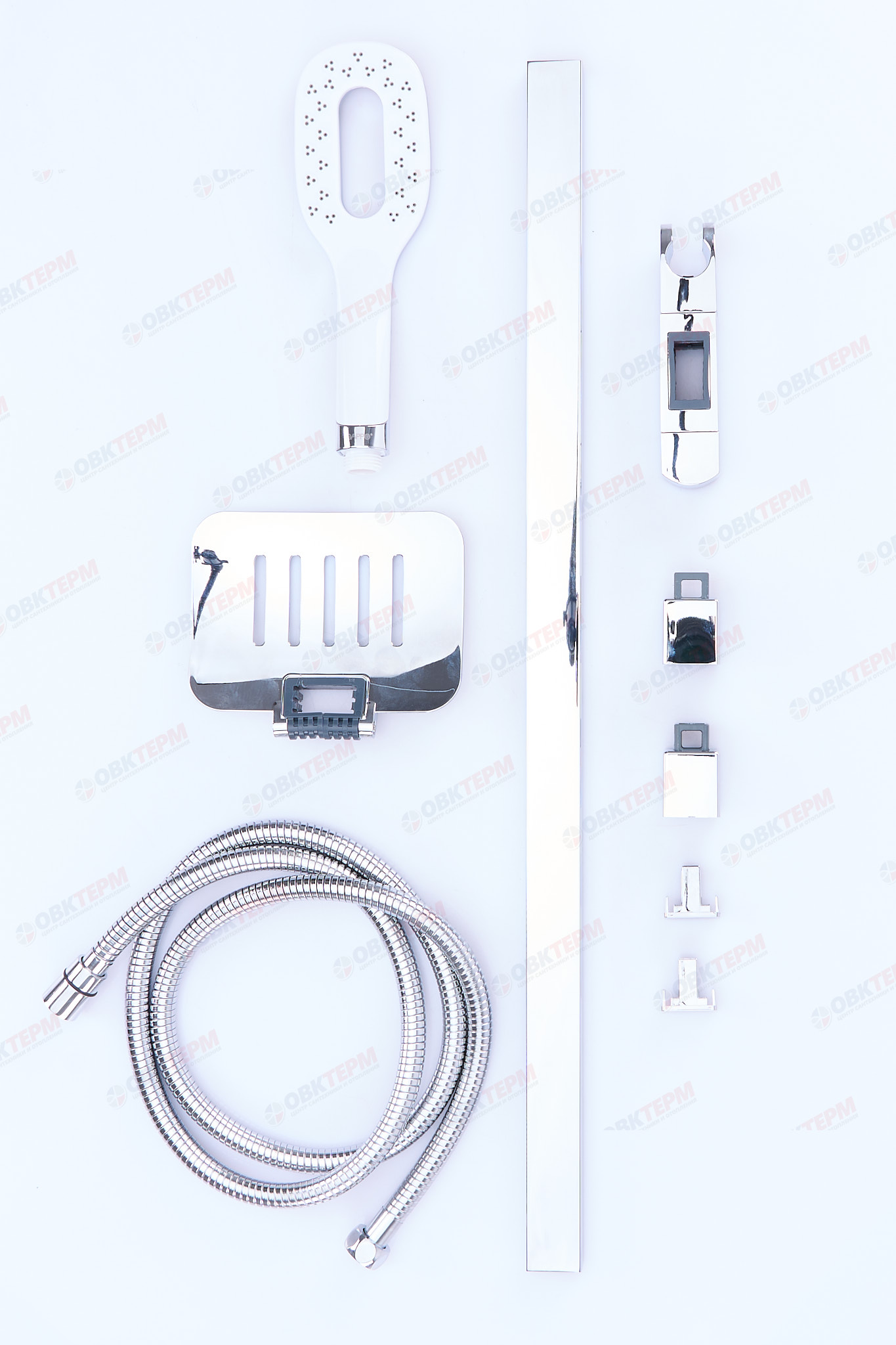 Душевой гарнитур GAPPO G8011 латунь /хром /мыльница /лейка /шланг - миниатюра №8